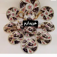 چینی گل سرخی گندم میخک لیلی مجنون|ظروف سرو و پذیرایی|کاشان, کارگر|دیوار