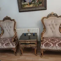 مبل سلطنتی با عسلی دو نفره