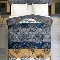 پتو دو نفره طرح شکوفه