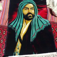 تابلو فرش تصویر حضرت علی|تابلو فرش|شاهین‌شهر, نظامی|دیوار
