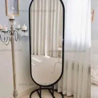 انواع اینه قدی پایه عصایی و دور فلز|آینه|شیراز, تندگویان|دیوار