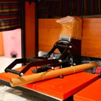 دستگاه پرس نگین و چاپ برچسپ روی تیشرت