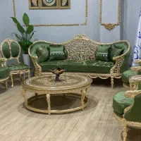 مبل سلطنتی مدل گل روزی