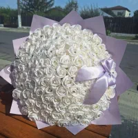 دست گل مصنوعی روبانی