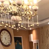 لوستر سرامیکی طرح فرشته ۱۲ شعله|لوستر و چراغ آویز|اهواز, کیانپارس |دیوار