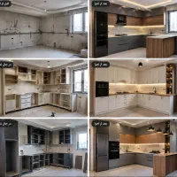 ساخت و تعمیر انواع کابینت mdf