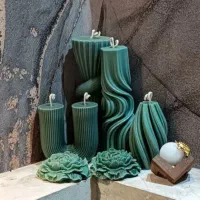 شمع های ست و باکس گل معطر