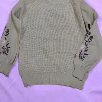 بلوز بافت آستین گلدوزی|لباس|مرند, |دیوار