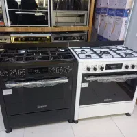 اجاق گاز 5شعله  صفحه لعاب و صفحه استیل بریموند