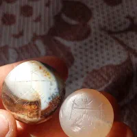 مهره کهنه نشان دار چوپانی