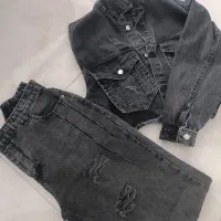 ست بامبر کت و شلوار جین