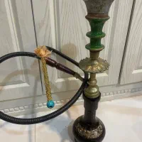 قلیان برنجی و چوب سرخ اعلا|کلکسیون و سرگرمی|مشهد, نیروی هوایی|دیوار