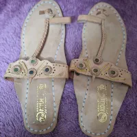 صندل چرم دست ساز سنتی هندی