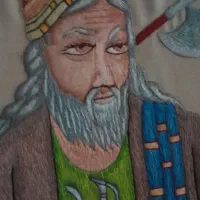 تابلو سوزن دوزی کار دست خیلی قدیمی