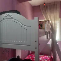 تخت دو طبقه ام دی اف طول ۲۰۰ عرض ۹۰ فقط ۱۰ تومن|تخت و سرویس خواب|تهران, مجیدیه|دیوار