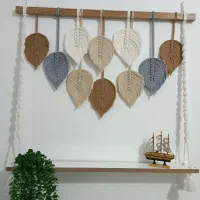 دیوار کوب مکرومه