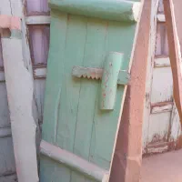 درب چوبی قدیمی|مصالح و تجهیزات ساختمان|تفت, |دیوار