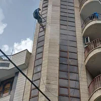 شستوشوی انواع نمای ساختمان سنگی آجر کامپوزیت شیشه|خدمات نظافت|بجنورد, |دیوار