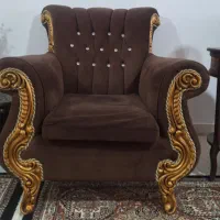 مبل راحتی نیمه استیل