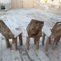 صندلی های تنه درختی|صندلی و نیمکت|پردیس, سیاه سنگ|دیوار