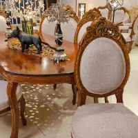 مبلمان و ناهارخوری سلطنتی پر منبت|مبلمان خانگی و میز عسلی|تهران, زعفرانیه|دیوار