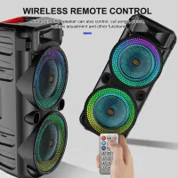 اسپیکر شارژی ۲ ساب ۸ اینج مدل ZQS 8276 باگارانتی|سیستم صوتی خانگی|خرمآباد, |دیوار