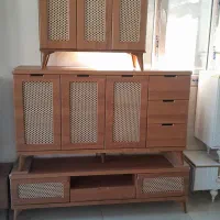 ست اینه کنسول.میز تی وی.جاکفشی.کد ۲۲۵|بوفه، ویترین، کنسول|قدس, شهرقدس|دیوار