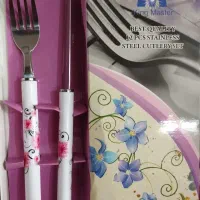 چاقو چنگال.سرویس بلور.فنجان