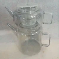 کتری و قوری پیرکس استوانه ای با قیمت مناسب