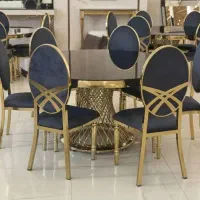 میز و صندلی های تالار مدرن و  لوکس و پایدار