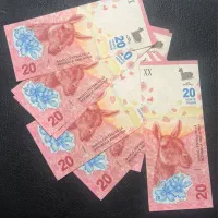 اسکناس ۲۰ پزوس ارژانتین طرح شتر کمیاب