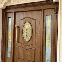 رنگ ‌چوب یزد رنگ آمیزی درب چوبی