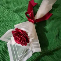 گل روبانی تک شاخه|گل مصنوعی|اردبیل, |دیوار