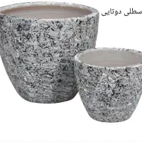 گلدان سفالی لالجین|گل و گیاه طبیعی|قرچک, زیبا شهر|دیوار