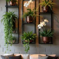 استند گل|گل و گیاه طبیعی|پیر بکران, |دیوار