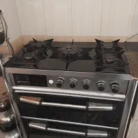 اجاق گاز طرح فر صفحه شیشه ای