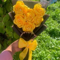 دسته گل روبانی|گل مصنوعی|نوشهر, |دیوار