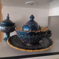 ظروف پذیرایی نقطه کوبی|صنایع دستی و سایر لوازم تزئینی|گالیکش, |دیوار