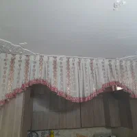 پرده ۳ متری پلیسه دار|پرده، رانر، رومیزی|قم, کیوانفر|دیوار