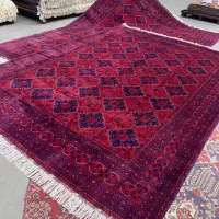 فرش دستباف (بساک) جفت ۹ متری تمام کرک بلوچ ریز باف