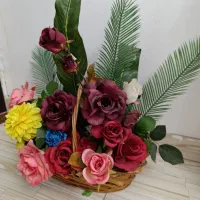 سبد گل در حد نو