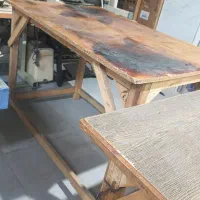 چرخ خیاطی. نیمکت خیاطی، میز اتو، پالت کنار چرخ|چرخ خیاطی و ریسندگی|قم, باسکول|دیوار