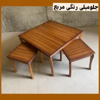 جلومبلی+میزعسلی  رنگی|مبلمان خانگی و میز عسلی|مشکین‌دشت, |دیوار