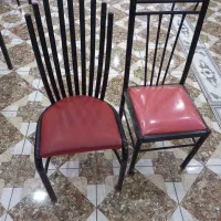 میز وصندلی فلزی تالار