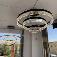 لوستر نئون|لوستر و چراغ آویز|شیراز, سیاه سنگ|دیوار