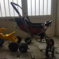 کالسکه تخت نوجوان ساک کریر قنداق فرنگی دوچرخه