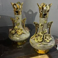 ست ظروف پذیرایی طلائی|ظروف سرو و پذیرایی|گنبد کاووس, |دیوار