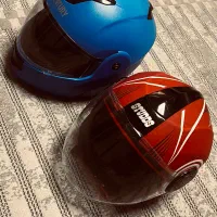 ۲ عدد کلاه موتور در حد نو