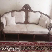 مبل 9نفره با چوب گردو|مبلمان خانگی و میز عسلی|بندر کنگان, |دیوار