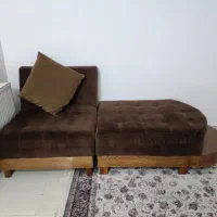 مبل‌۶‌نفره همراه پاف ومیز بار|مبلمان خانگی و میز عسلی|قرچک, باقرآباد|دیوار